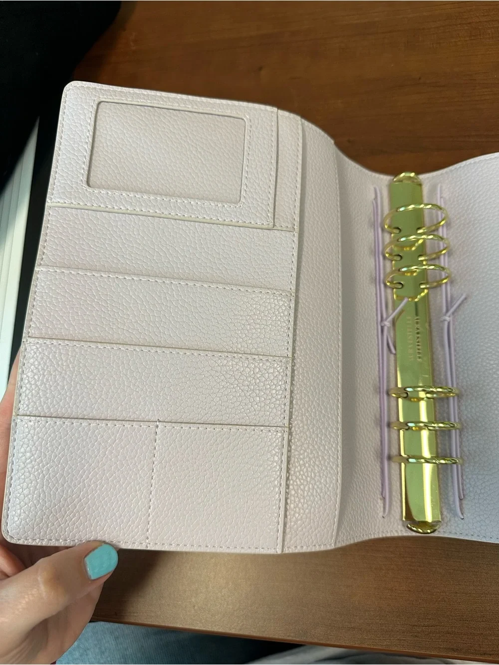 Aura Estelle B6 Vegan Leather Planner Cover Purple Lilac